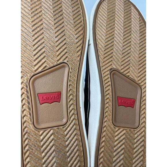 NWT LEVI’S Men’s Sneakers Shoes 10.5 Brown Tan Turner Tumbled Wax Comfort Insole - Picture 12 of 15